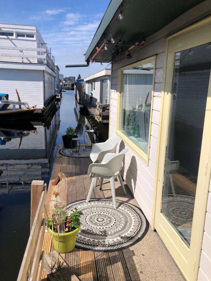 Houseboat Apartment With Water Terrace, Free Parking, Free Bikes & Fast Wifi 阿姆斯特丹 外观 照片