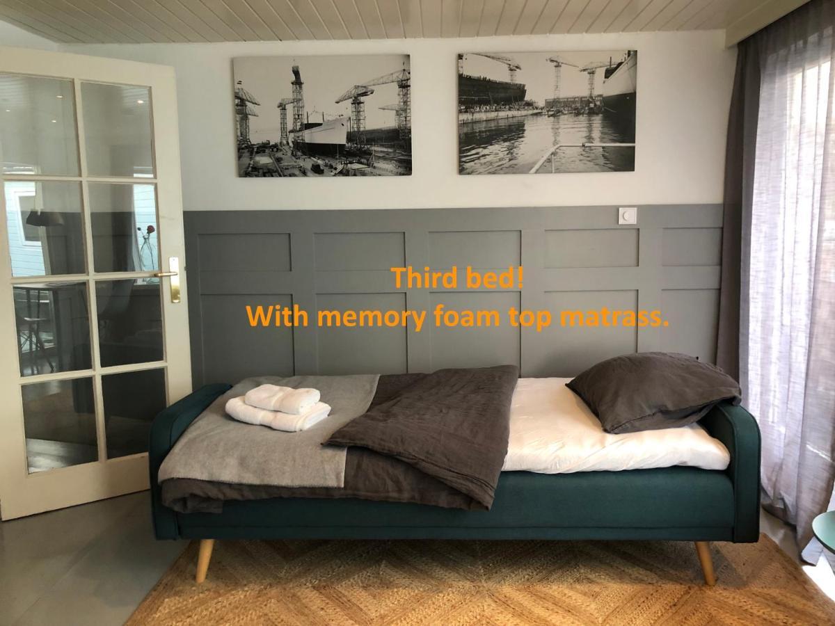 Houseboat Apartment With Water Terrace, Free Parking, Free Bikes & Fast Wifi 阿姆斯特丹 外观 照片